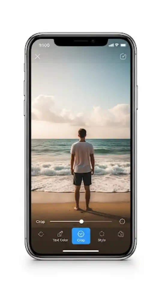 Photo of a man on a beach